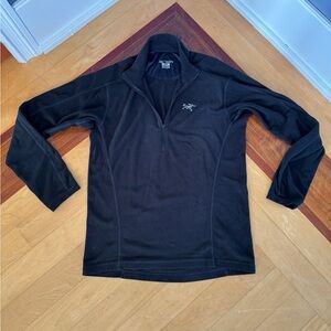 Arc’teryx Light Weight Black Fleece Zip Up Men’s M